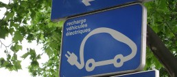 Sign: recharging station for electric cars